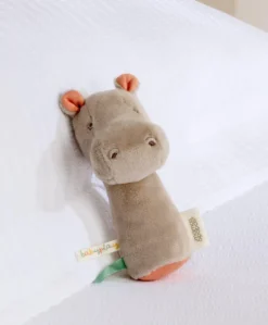 Knitted Blanket & Hippo Gift Box