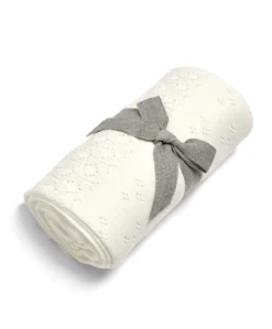 Knitted Blanket - Pointelle