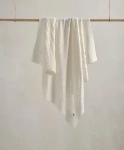 Knitted Blanket - Pointelle