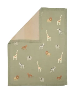 Knitted Blanket - Safari Sage