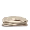 Knitted Blanket - Welcome to the World Duckling - Mocha