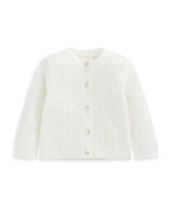 Knitted Cardigan - White