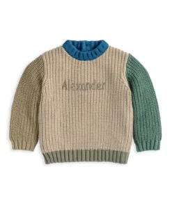 Knitted Colour Block Jumper