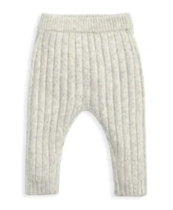Knitted Top & Leggings Set (2 Pieces) – Grey Marl
