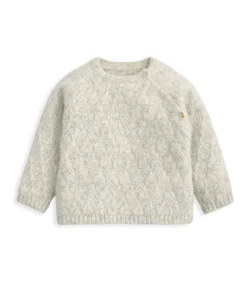 Knitted Top & Leggings Set (2 Pieces) – Grey Marl