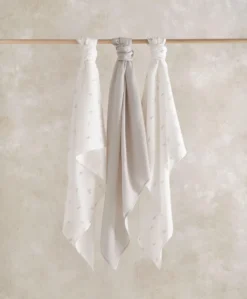 Large Muslin Squares (3 pack) - Bunny