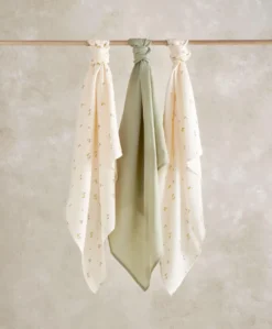 Large Muslin Squares (3 Pack) - Orchard