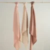 Large Muslin Squares (3 Pack) - Welcome to the World Wildflower