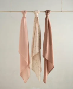 Large Muslin Squares (3 Pack) - Welcome to the World Wildflower