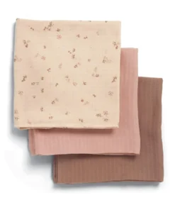 Large Muslin Squares (3 Pack) - Welcome to the World Wildflower