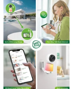 Leapfrog 7 Inch LF4917HD Pan & Tilt Monitor with Floorstand - White