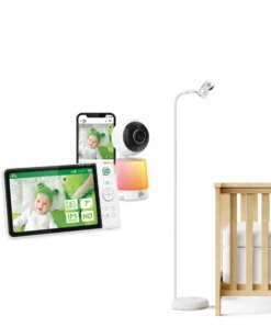 Leapfrog 7 Inch LF4917HD Pan & Tilt Monitor with Floorstand - White