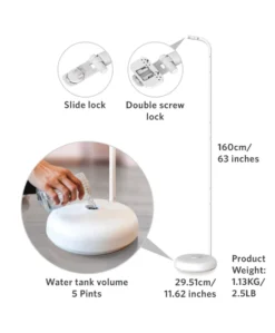 Leapfrog 7 Inch LF4917HD Pan & Tilt Monitor with Floorstand - White