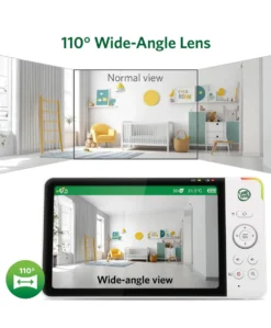 LeapFrog LF5817HD 7 Inch Over-the-Cot Smart Baby Monitor