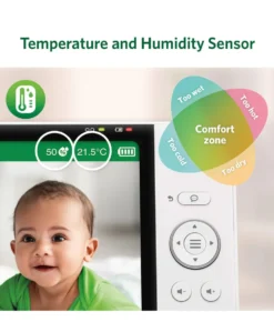 LeapFrog LF5817HD 7 Inch Over-the-Cot Smart Baby Monitor