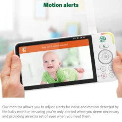 LeapFrog LF915HD 5 Inch Video Baby Monitor & Floorstand - White