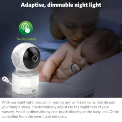 LeapFrog LF920HD 7 Inch Video Baby Monitor & Floorstand - White