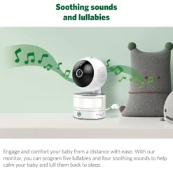 LeapFrog LF920HD 7 Inch Video Baby Monitor & Floorstand - White