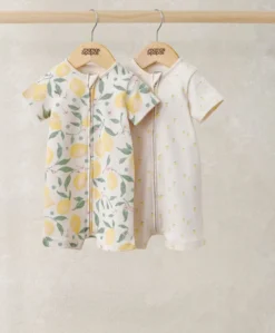 Lemon Rompers (Pack of 2)