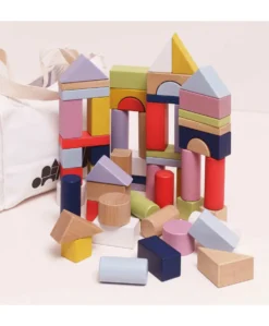 Le Toy Van Colourful Wooden Building Blocks