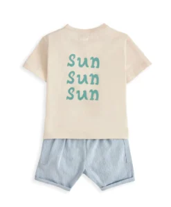 Lobster T-Shirt & Shorts Outfit Set