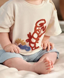 Lobster T-Shirt & Shorts Outfit Set