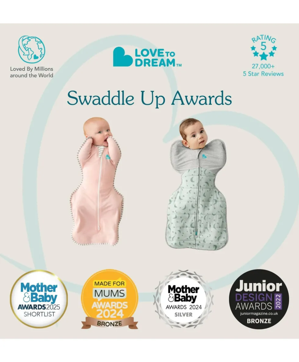 Love to Dream Swaddle (1.0 Tog) - Grey