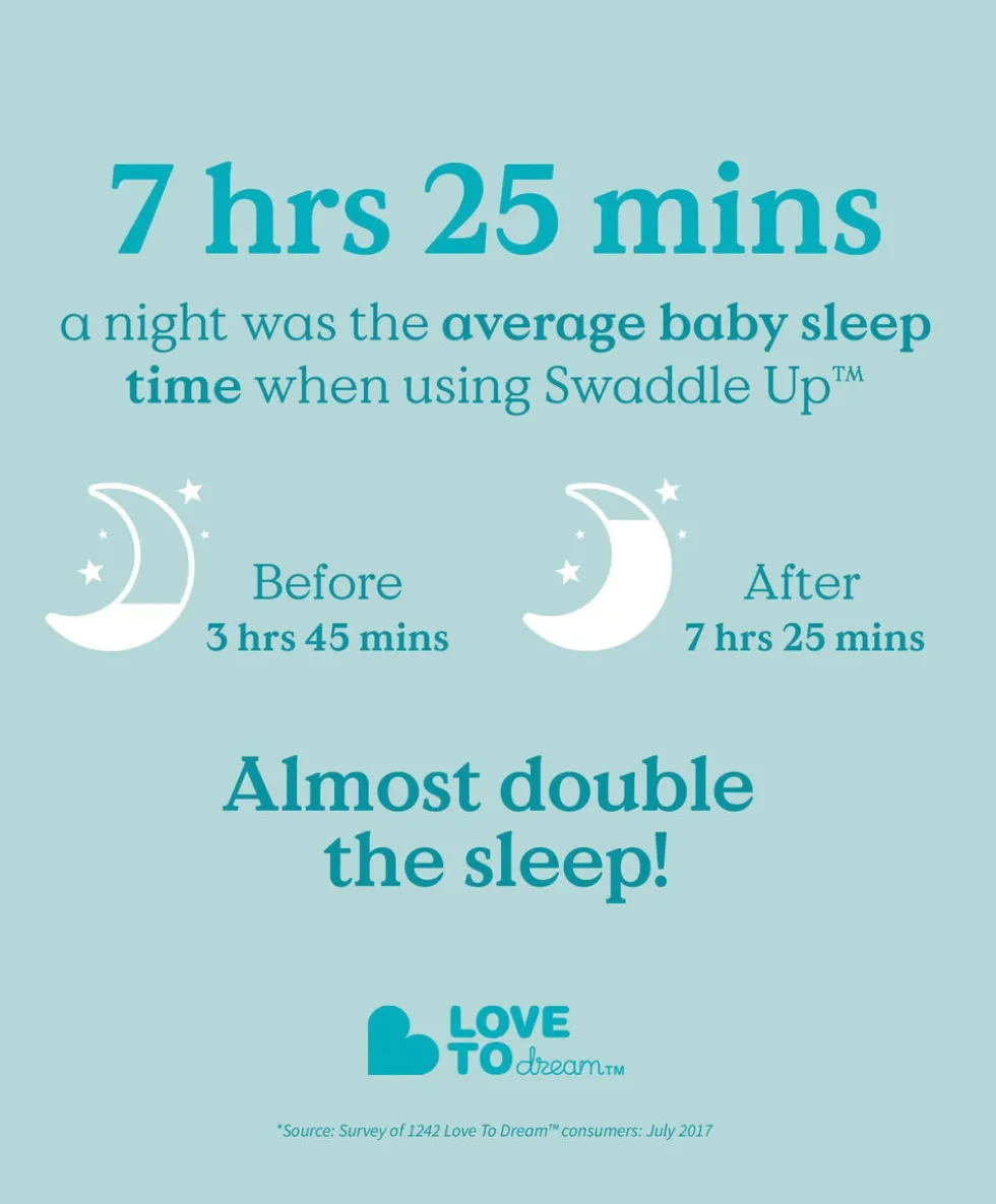 Love to Dream Swaddle Up™ (2.5 Tog) - White Dreamer