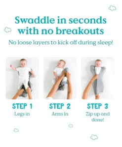 Love to Dream Swaddle Up™ (2.5 Tog) - White Dreamer