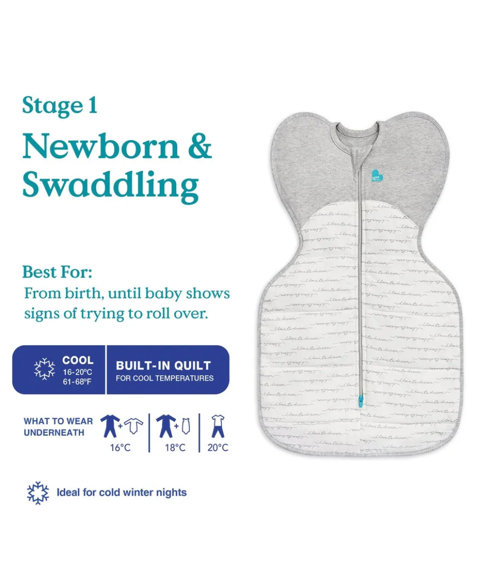 Love to Dream Swaddle Up™ (2.5 Tog) - White Dreamer