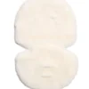 Luxury Sheepskin Pushchair Liner - Glacier White