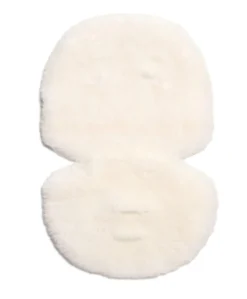 Luxury Sheepskin Pushchair Liner - Glacier White