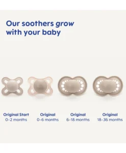 MAM Original Night 0-6m Soother (2 Pack)