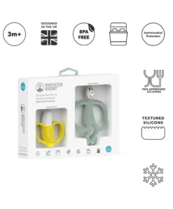 Matchstick Monkey Banana & Monkey Teething Set
