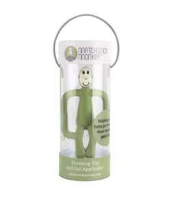 Matchstick Monkey Original Teething Toy - Olive Green