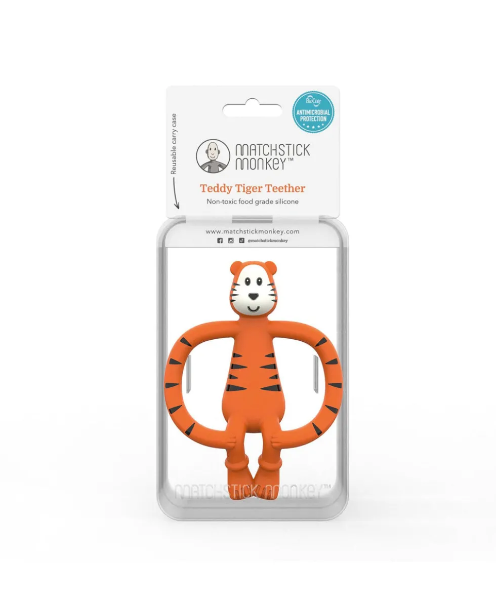 Matchstick Monkey Teddy Tiger Teether