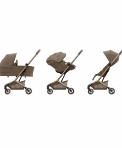 Maxi-Cosi Fame Cabin Pushchair With Carrycot & Raincover - Oak Truffle