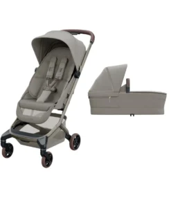 Maxi-Cosi Fame Cabin Pushchair With Carrycot & Raincover - Sapphire Sand