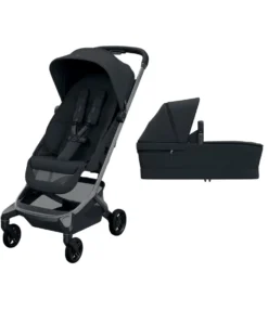 Maxi-Cosi Fame Cabin Pushchair With Carrycot & Raincover - Onyx Black