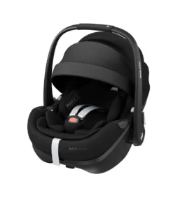 Maxi-Cosi Fame Premium Pushchair Bundle with Pebble 360 Pro 2 Car Seat & Base – Black with Black Wheels