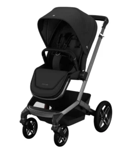 Maxi-Cosi Fame Premium Pushchair Bundle with Pebble 360 Pro 2 Car Seat & Base – Black with Black Wheels