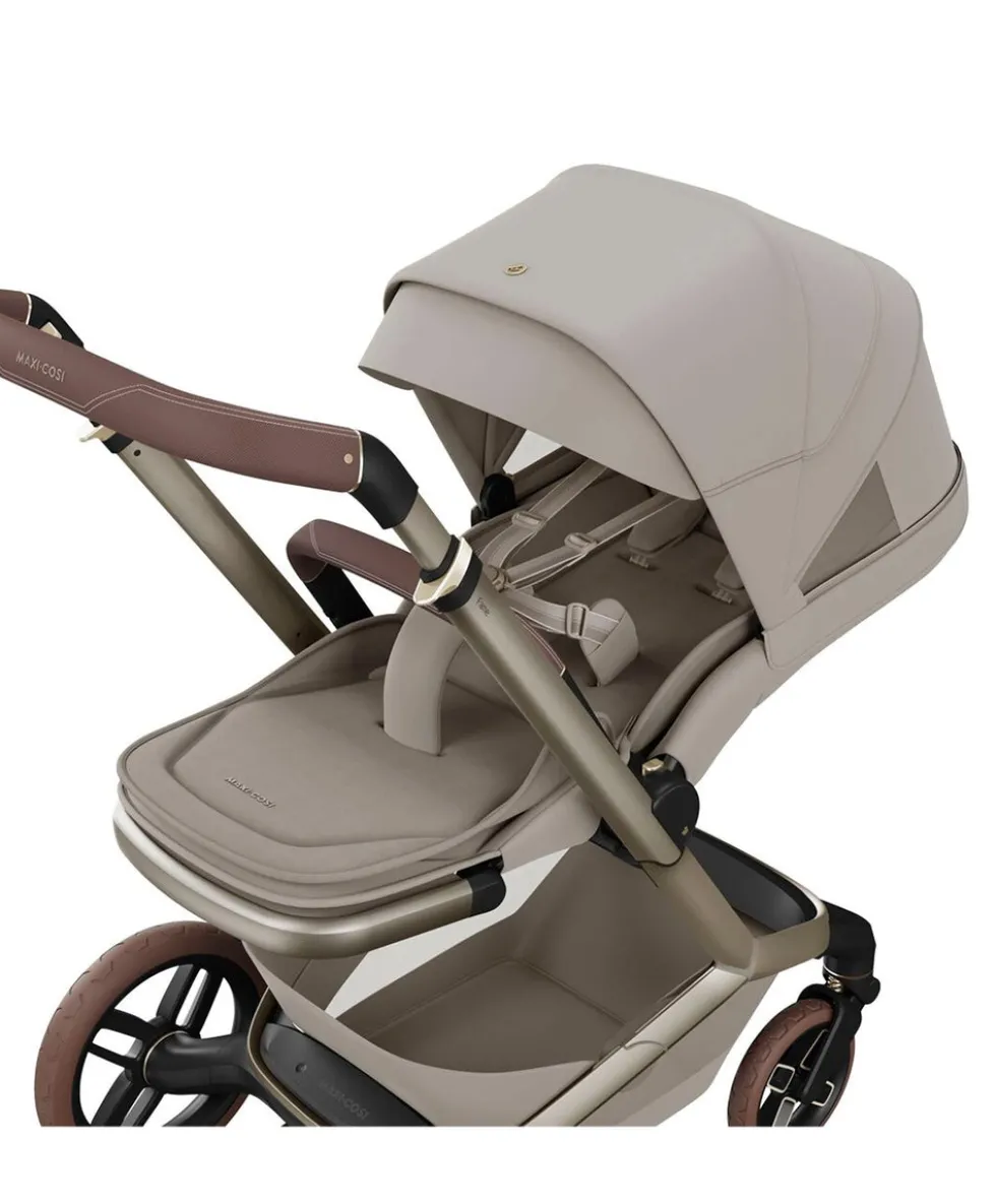 Maxi-Cosi Fame Pushchair & Carrycot with Maxi-Cosi Pebble 360 Pro² Car Seat & Base - Sapphire Sand