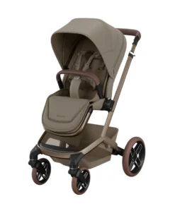 Maxi-Cosi Fame Pushchair & Carrycot with Coral Slide Pro Car Seat - Oak Truffle