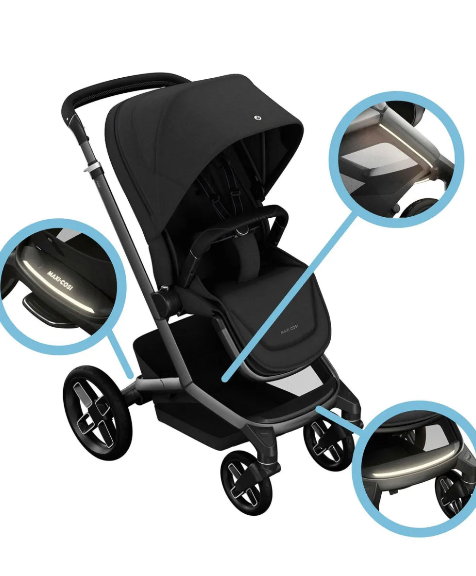 Maxi-Cosi Fame Pushchair – Twillic Black