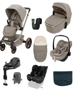 Maxi-Cosi Fame Ultimate Pushchair Bundle with Maxi-Cosi Pebble Pro & Maxi-Cosi Pearl XL Slide Pro Car Seat (10 Pieces) - Sapphire Sand