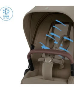 Maxi-Cosi Fame Ultimate Pushchair Bundle with Maxi-Cosi Coral Slide Pro Car Seat & Maxi-Cosi Pearl XL Slide Pro Car Seat (10 Pieces) - Oak Truffle