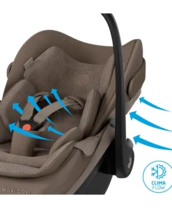 Maxi-Cosi Pebble Slide Pro Car Seat & FamilyFix Slide Pro Base - Oak Truffle