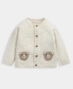 Me and You Bear Cardigan and Leggings Outfit Set