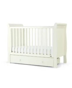 Mia Baby Cot - Off-White