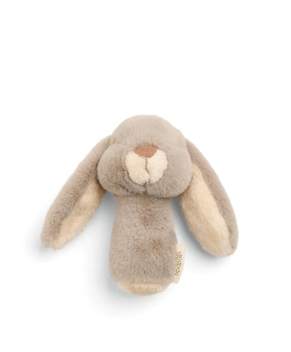 Mini Rattle - Grey Bunny